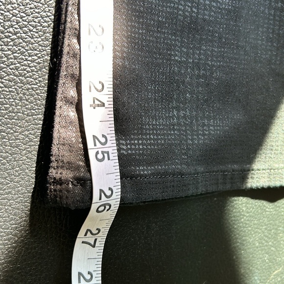 Frame Denim Le Crop Mini Boot Cut Mid Rise Houndstooth Shine Black Sz 24 NEW - Picture 13 of 14